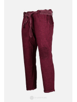 Mittelalterliche Hose "Buri" Rot Seite Mittelalterliche Hose "Buri" Rot Seite